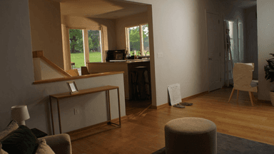 Open-house property interior